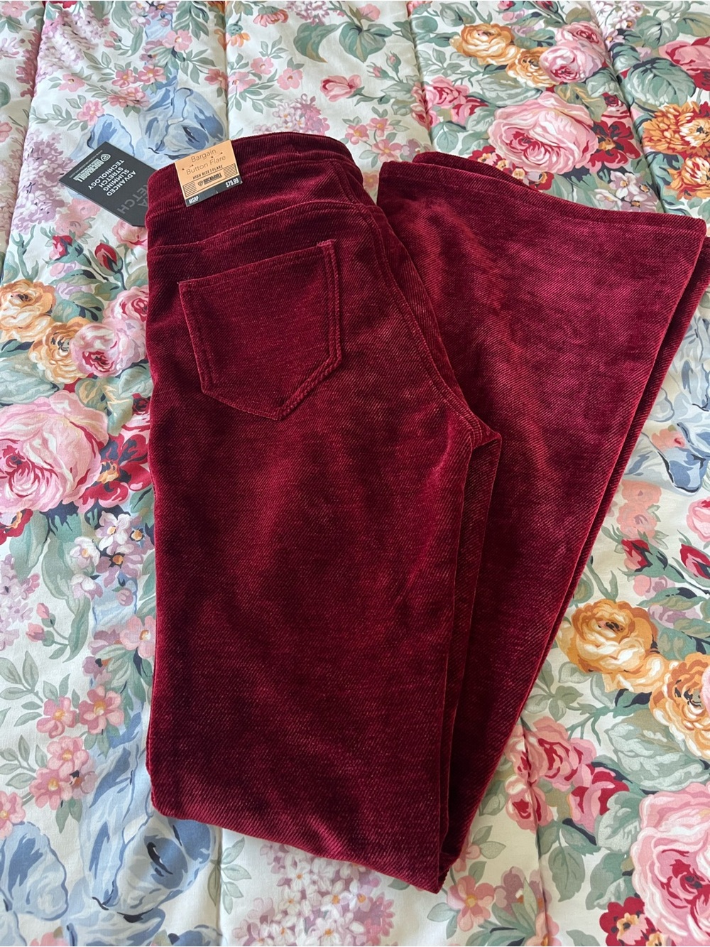 Rock&Roll denim corduroy bargain button bells
